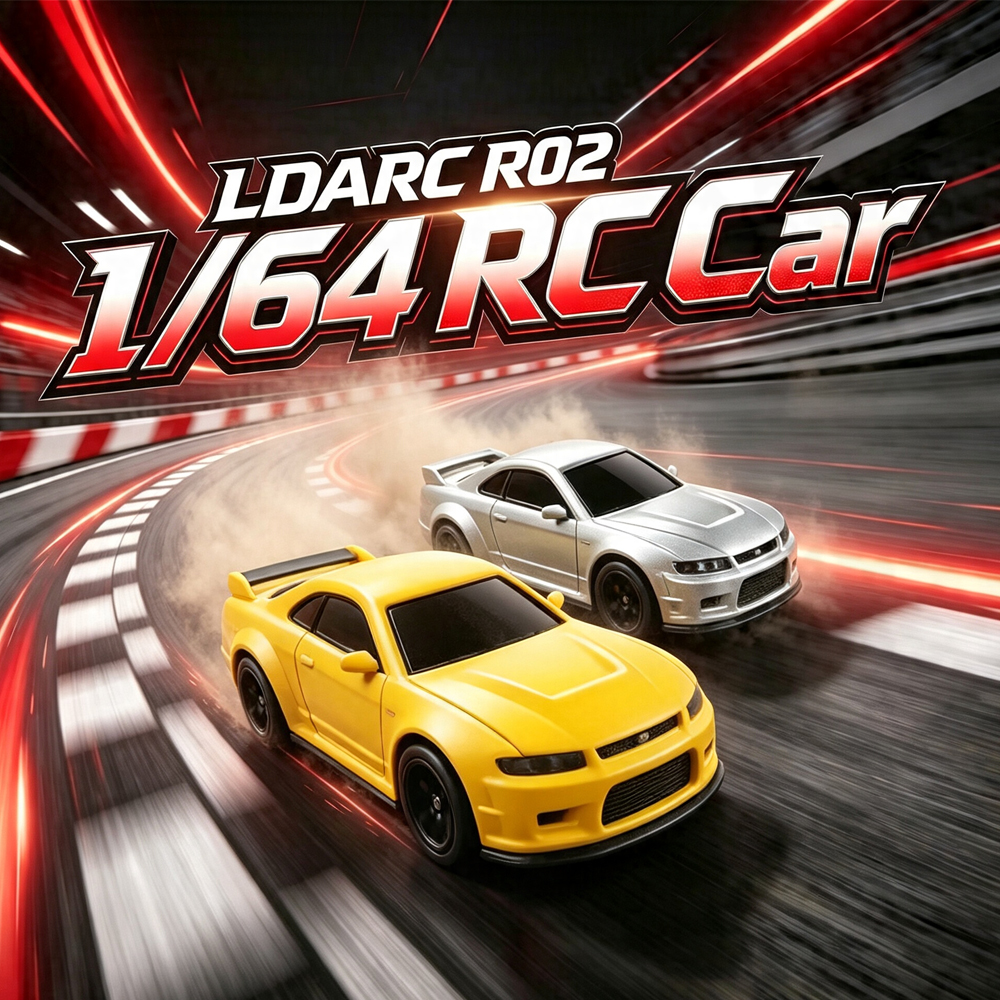 Drone Or Rc Car - LDARC R02 1:64 1/64 RC Mini