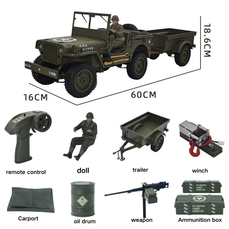 Drone Or Rc Car - JJRC C8815 RC Car 1941 JEEP