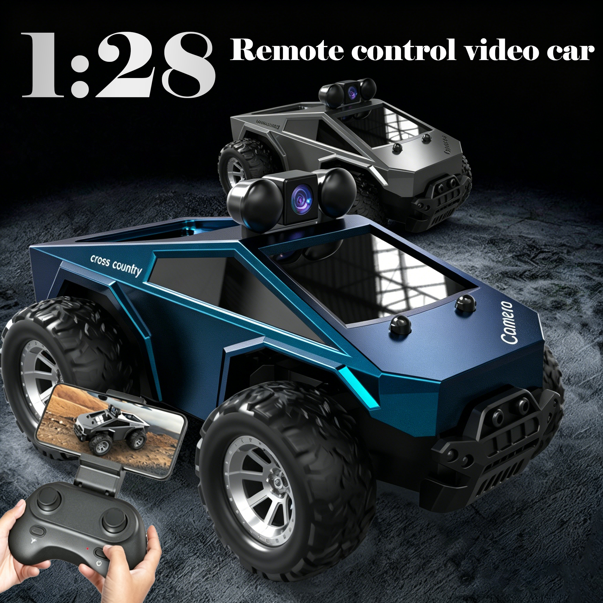 Drone Or Rc Car - 1:28 4WD Off-Road Remote Control Car