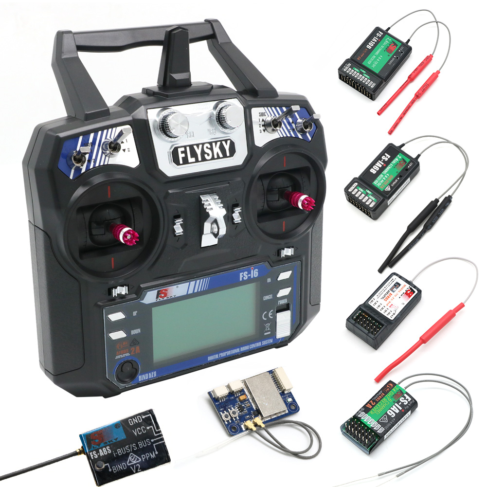Drone Rc Transmitter And Receiver - FLYSKY FS-i6 I6 Transmitter 2.4G 6CH