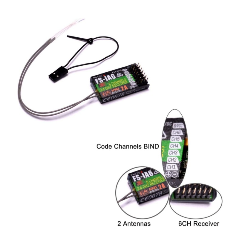 Flysky FS-IA6 Receiver 6CH Dua – Drone Rc Controller And Receiver Bewertung und Preis