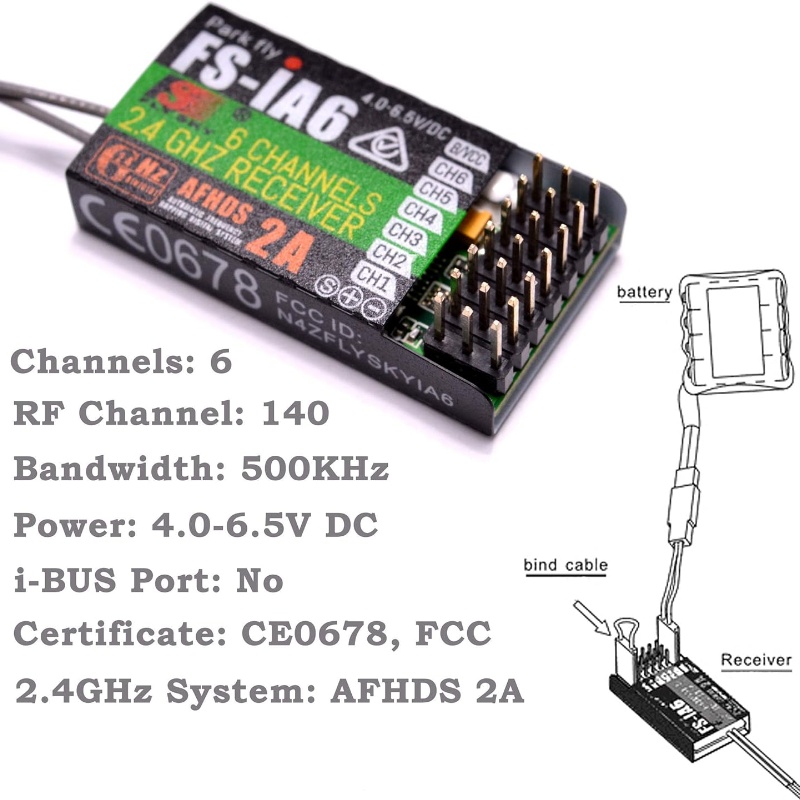 Flysky FS-IA6 Receiver 6CH Dua – Drone Rc Controller And Receiver Bewertung und Preis