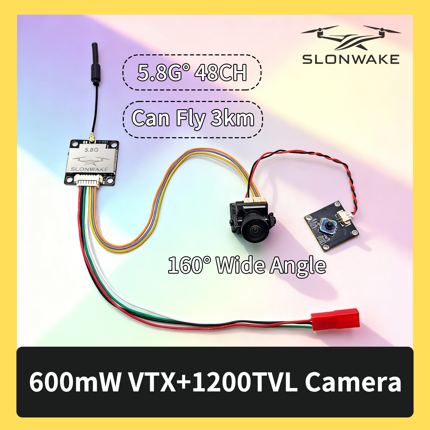 SLONWAKE 5.8G 600mW 7-24V FPV  – Drone Rc Controller And Receiver Bewertung und Preis