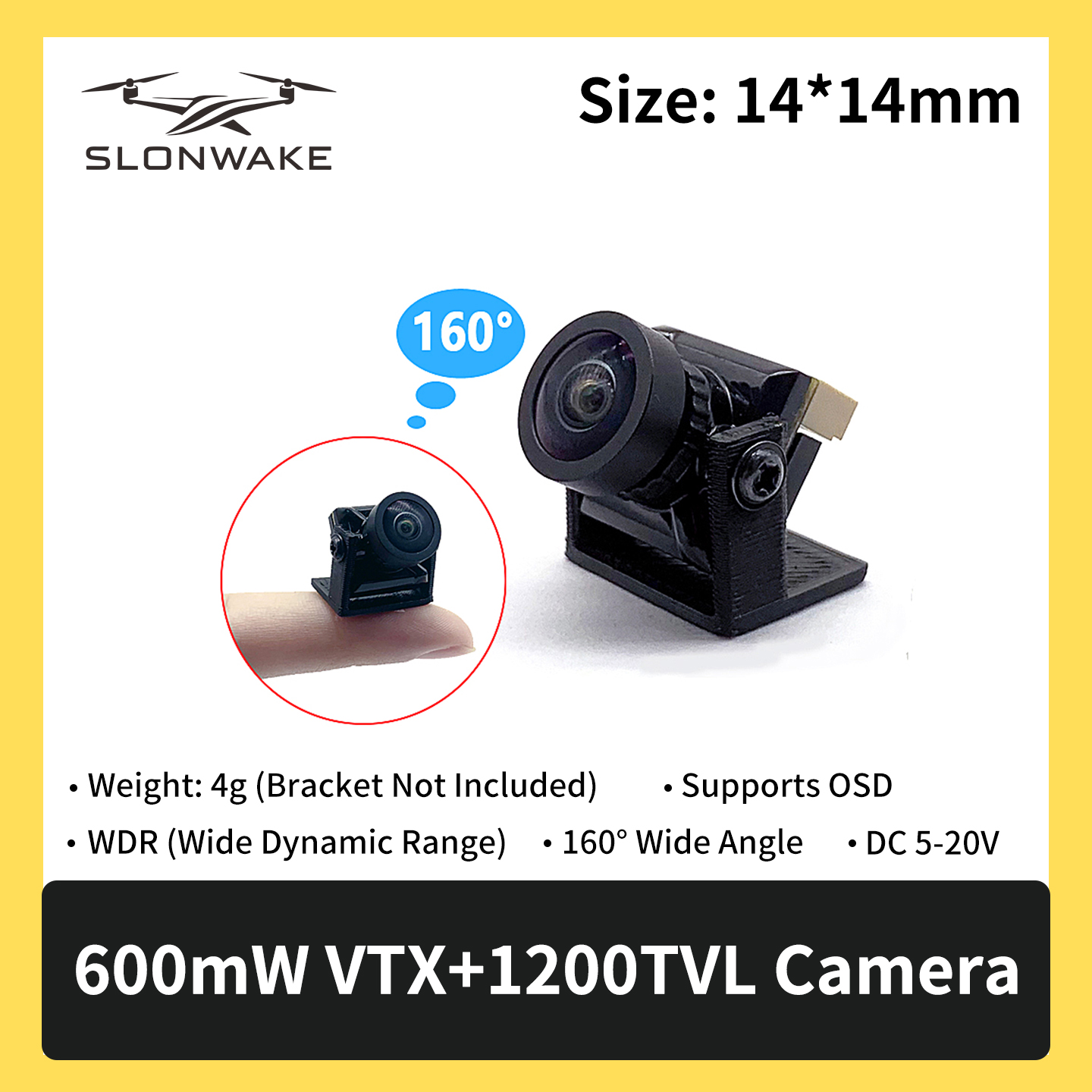 SLONWAKE 5.8G 600mW 7-24V FPV  – Drone Rc Controller And Receiver Bewertung und Preis