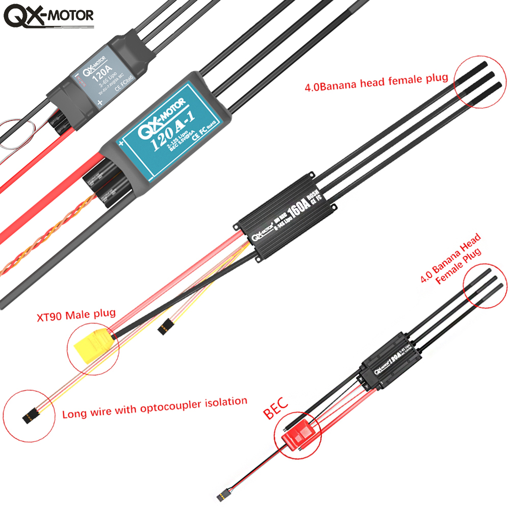 QX-MOTOR Brushless ESC series  – Drone Rc Y Series Bewertung und Preis