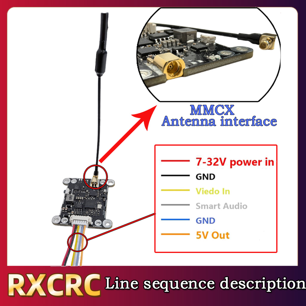 RXCRC 5.8G Module 48CH 1.6W VT – Drone Rc Controller And Receiver Bewertung und Preis