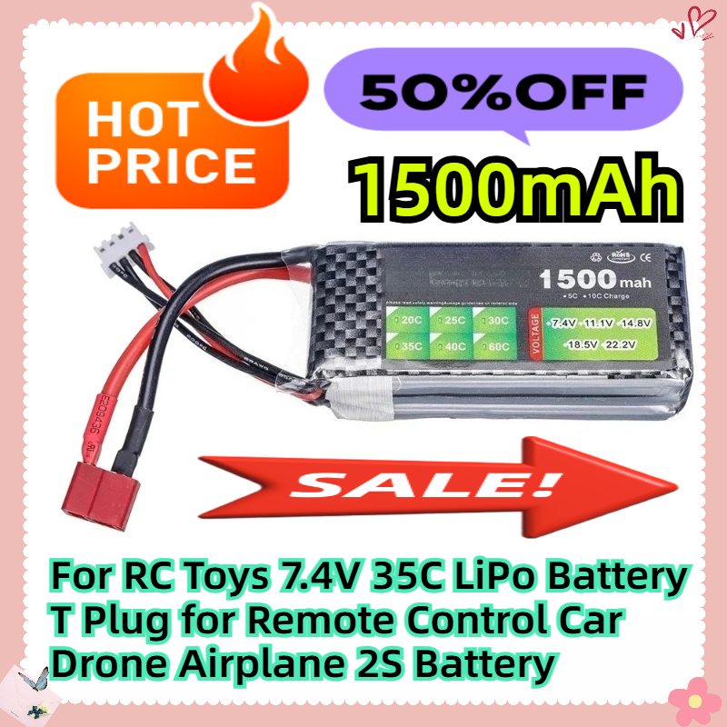 For RC Toys 7.4V 1500mAh 35C L – Drone Ls Rc Bewertung und Preis