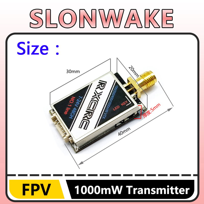 SLONWAKE  5.8G 48CH 1W VTX 100 – Drone Rc Controller And Receiver Bewertung und Preis