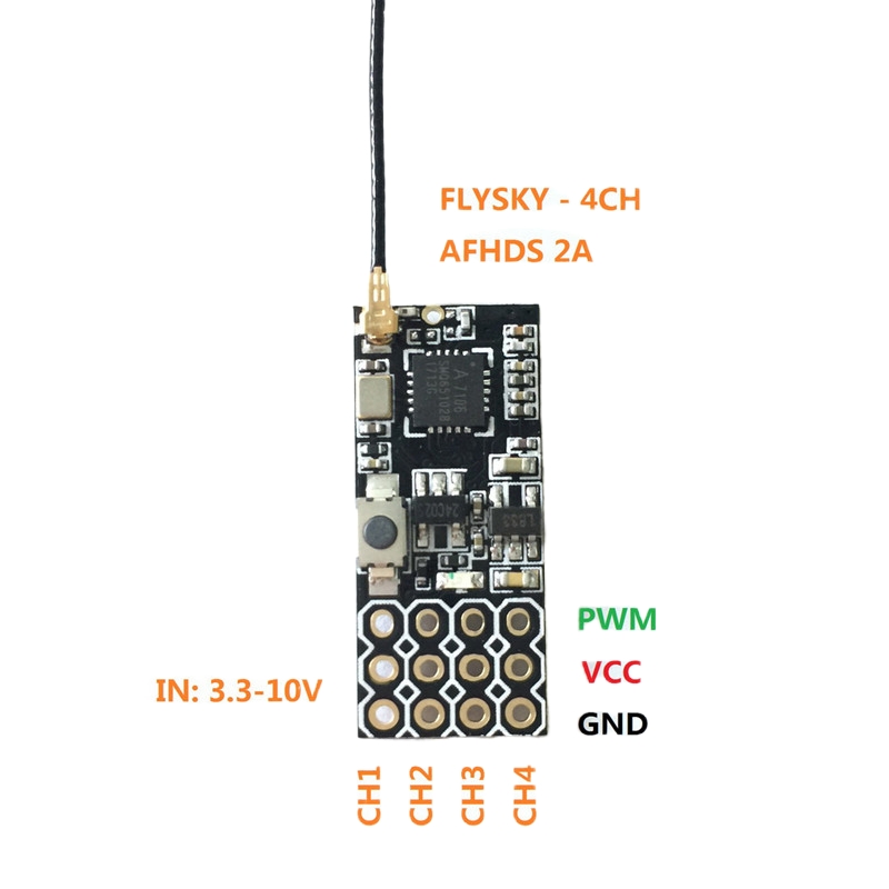Flysky FS2A Mini Receiver 4CH  – Drone Rc Controller And Receiver Bewertung und Preis