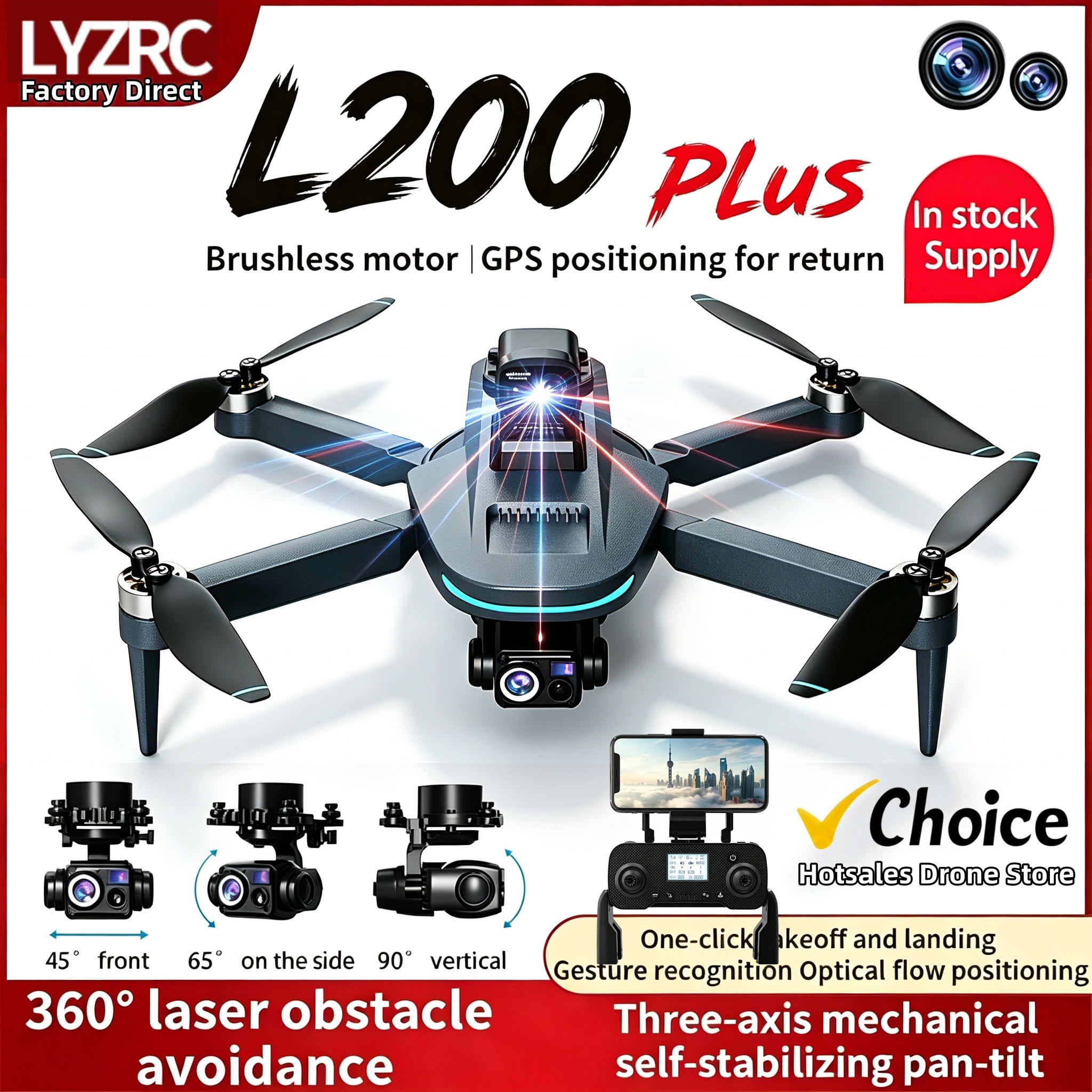 New L200 Plus GPS Drone Factor – Lyzrc Drone Bewertung und Preis