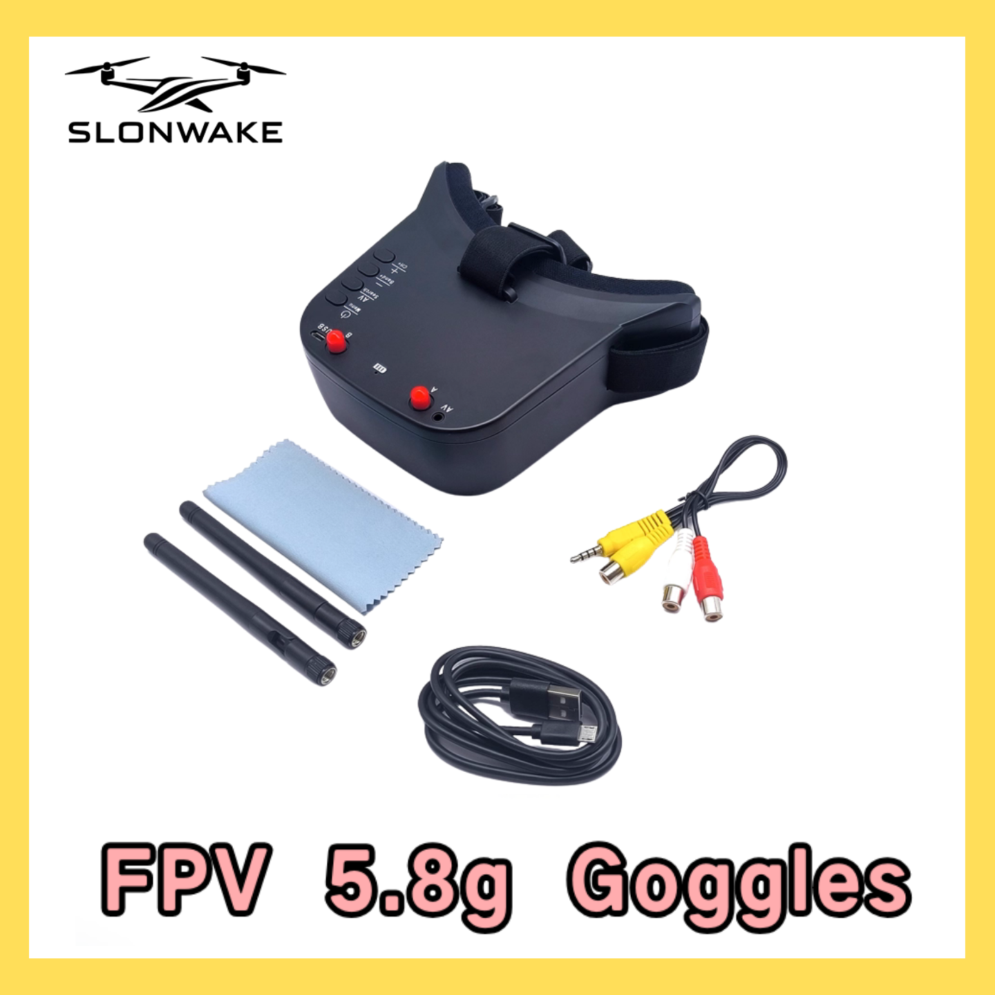 SLONWAKE 5.8G 48CH FPV 400mw V – Drone Rc Controller And Receiver Bewertung und Preis
