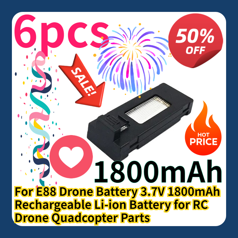 For E88 Drone Battery 3.7V 180 – Drone Ls Rc Bewertung und Preis