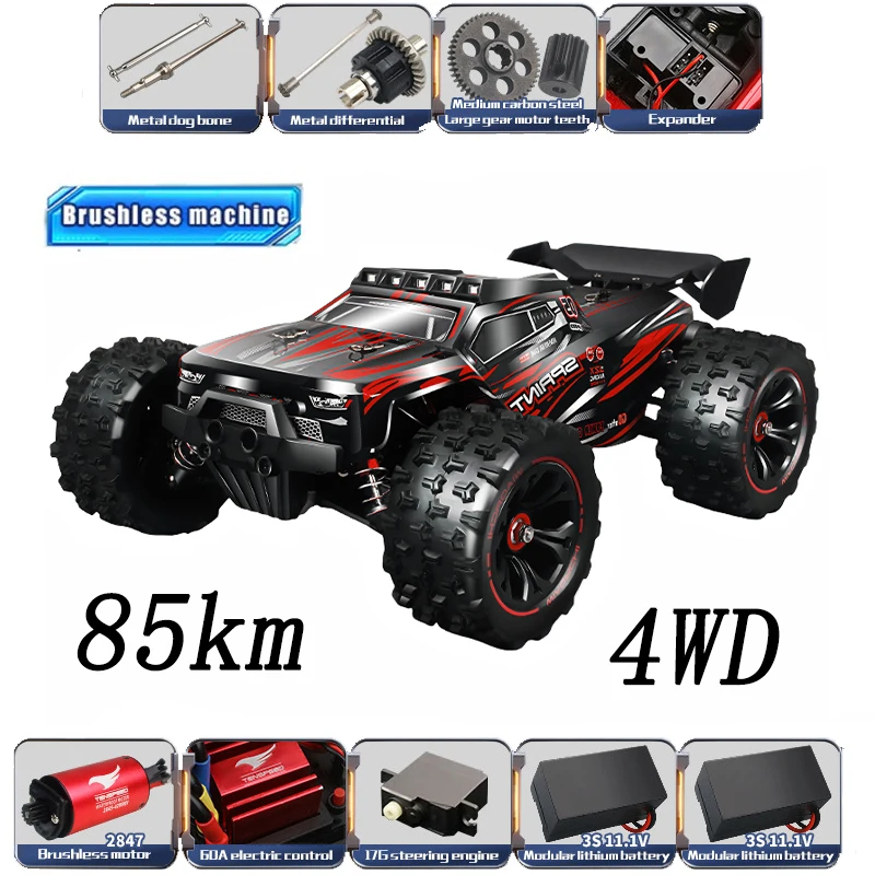 1:14 85KM/H or 50KM/H 4WD RC C – Drone Or Rc Car Bewertung und Preis
