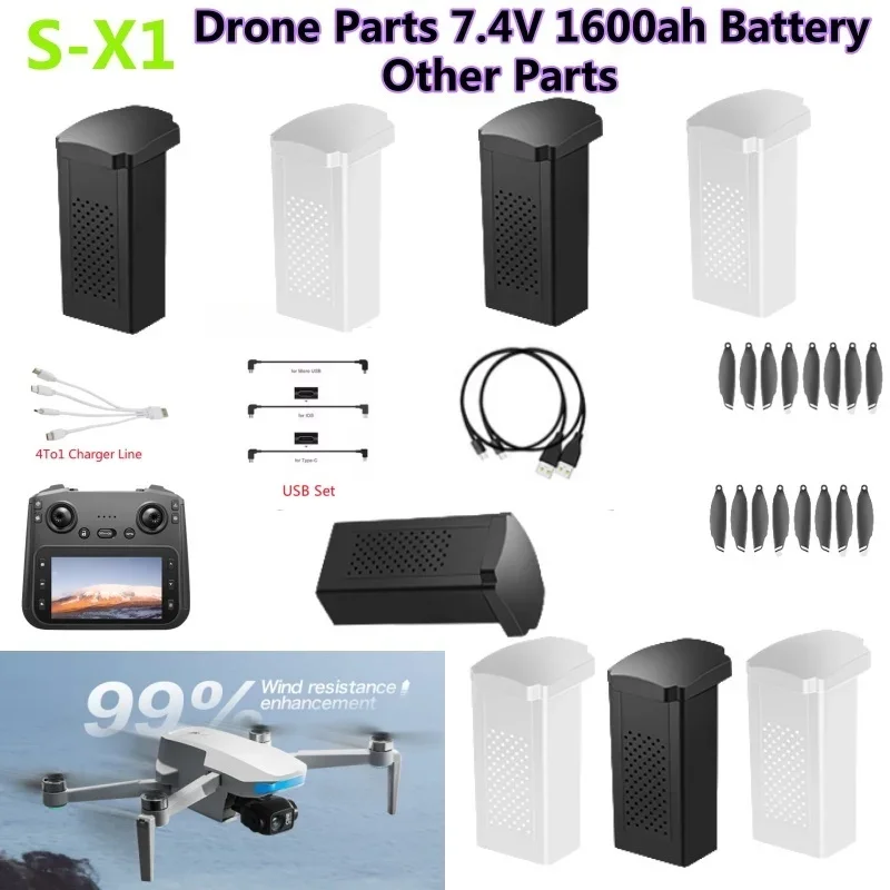 S-X1 MAX GPS Drone Battery 7.4 – Lyzrc Drone Bewertung und Preis